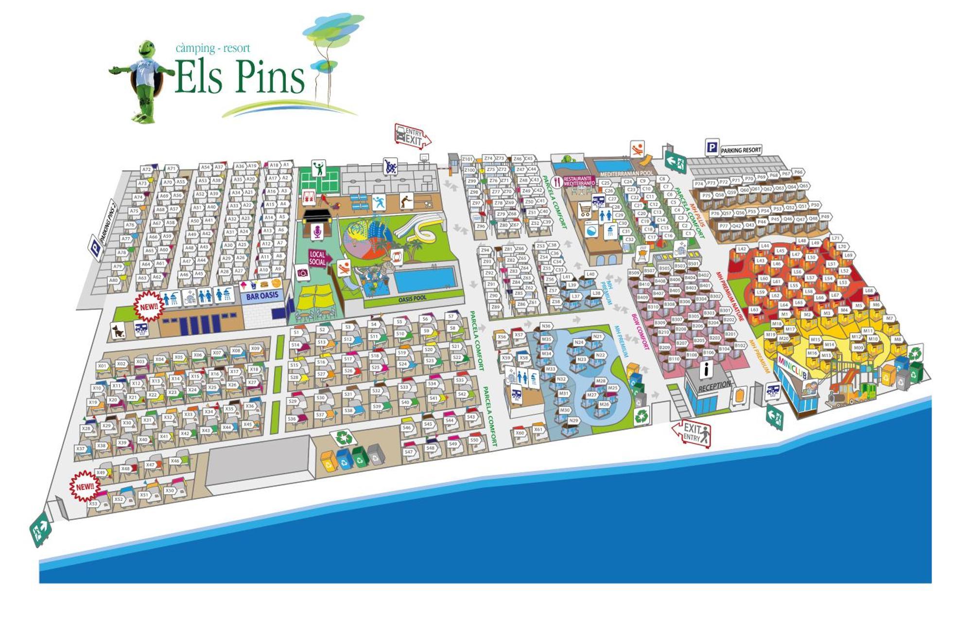 מלגרט דה מאר Camping Resort Els Pins מראה חיצוני תמונה